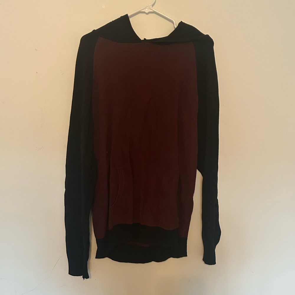 Men's Two-Tone Hooded Sweater